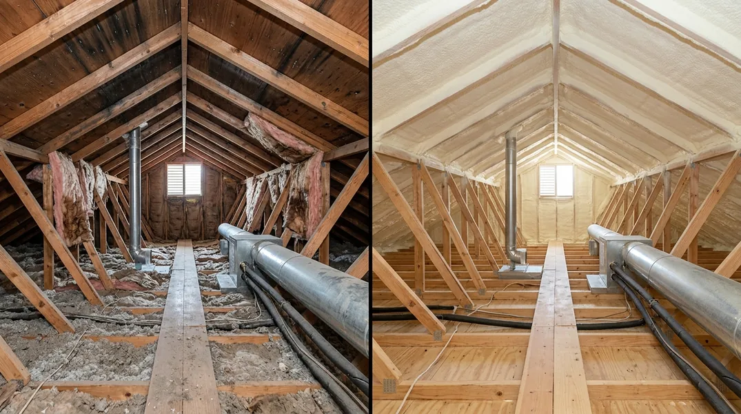 Result spray foam insulation in Fort Worth - Fort Worth Spray Foam Insulation